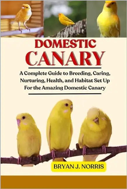 Domestic Canaries: A Complete Guide to Breeding, Caring, Nurturing, Health, and Habitat Set Up For the Amazing Domestic Canaries by J. Norris, Bryan