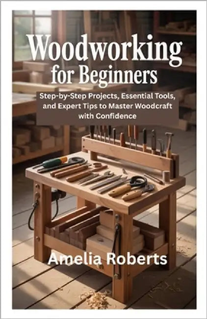 Woodworking for Beginners: Step-by-Step Projects, Essential Tools, and Expert Tips to Master Woodcraft with Confidence by Roberts, Amelia