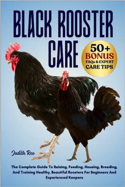 Black Rooster Care: The Complete Guide To Raising, Feeding, Housing, Breeding, And Training Healthy, Beautiful Roosters For Beginners And Experienced by Reo, Judith