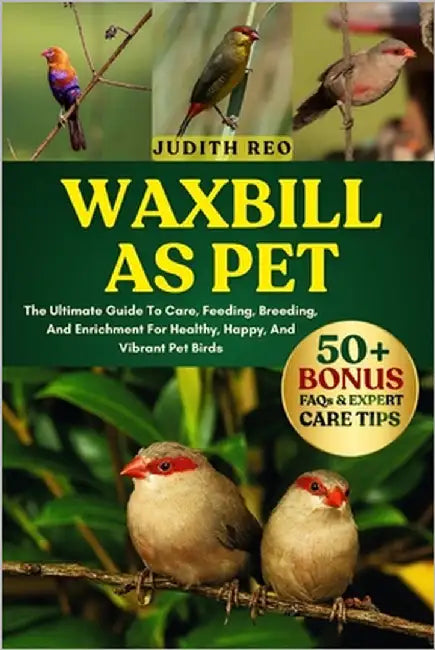 Waxbill as Pet: The Ultimate Guide To Care, Feeding, Breeding, And Enrichment For Healthy, Happy, And Vibrant Pet Birds by Reo, Judith