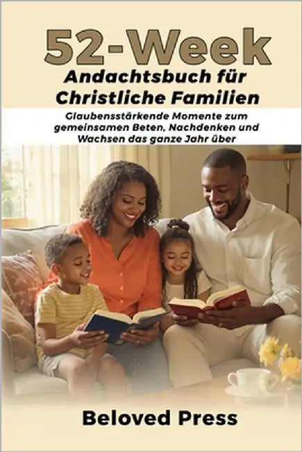 52-Wochen-Andachtsbuch für christliche Familien: Glaubensstärkende Momente zum gemeinsamen Beten, Nachdenken und Wachsen das ganze Jahr über by Press, Beloved