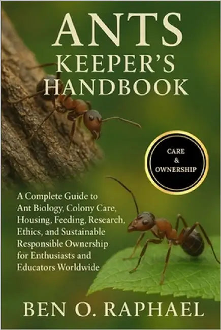 Ants Keeper's Handbook: A Complete Guide to Ant Biology, Colony Care, Housing, Feeding, Research, Ethics, and Sustainable Responsible Ownership for En by O. Raphael, Ben