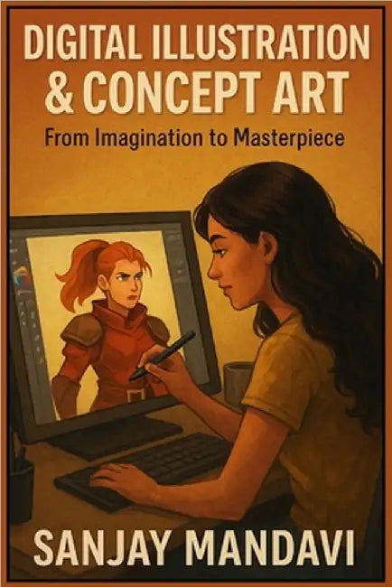 Digital Illustration & Concept Art: From Imagination to Masterpiece by Mandavi, Sanjay
