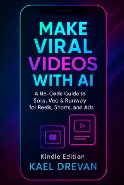 Make Viral Videos with AI: A No-Code Guide to Sora, Veo & Runway for Reels, Shorts, and Ads by Kael Drevan