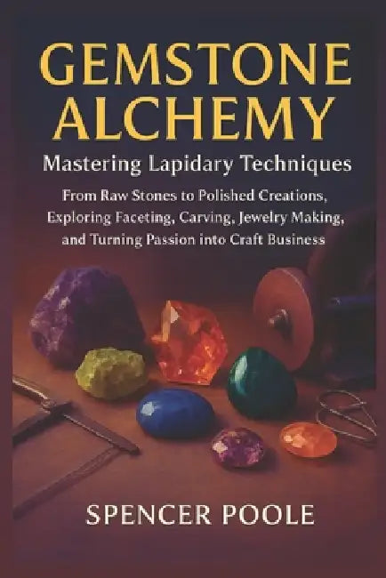 Gemstone Alchemy: Mastering Lapidary Techniques: From Raw Stones to Polished Creations, Exploring Faceting, Carving, Jewelry Making, and Turning Passi by Spencer Poole