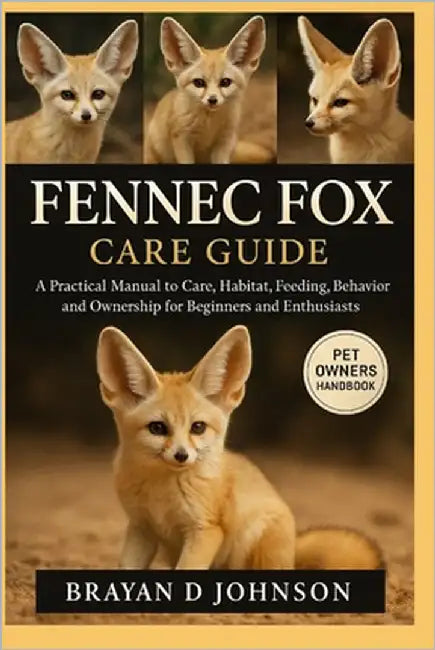 Fennec Fox Care Guide: A Practical Manual to Care, Habitat, Feeding, Behavior, and Ownership for Beginners and Enthusiasts by D. Johnson, Brayan