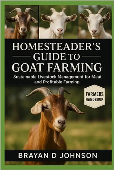 Homesteader's Guide to Goat Farming: Sustainable Livestock Management for Meat, and Profitable Farming by D. Johnson, Brayan