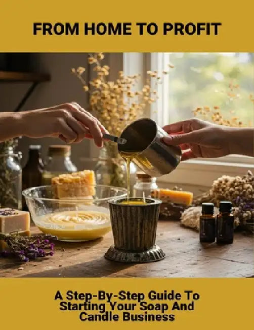 From Home To Profit: A Step-By-Step Guide To Starting Your Soap And Candle Business by Catriona Parkes