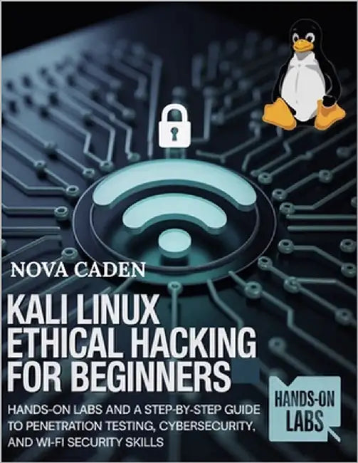 Kali Linux Ethical Hacking for Beginners: Hands-On Labs and a Step-by-Step Guide to Penetration Testing, Cybersecurity, and Wi-Fi Security Skills by Caden, Nova