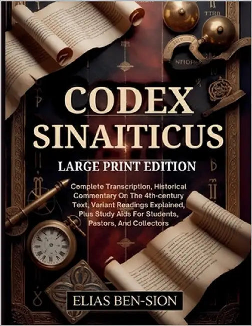Codex Sinaiticus: Complete Transcription, Historical Commentary On The 4th-century Text, Variant Readings Explained, Plus Study Aids For Students, Pas by Ben-Sion, Elias