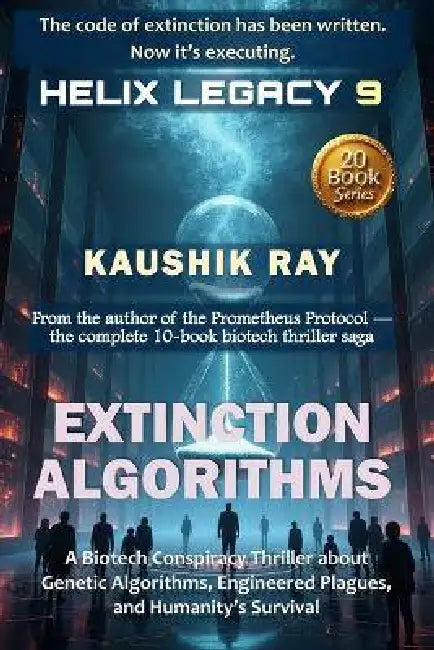 Extinction Algorithms - Helix Legacy 9: A Biotech Conspiracy Thriller about Genetic Algorithms, Engineered Plagues, and Humanity's Survival by Kaushik Ray