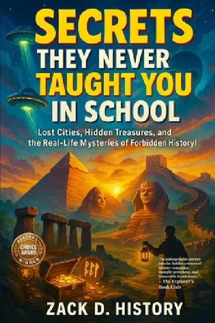 Gifts For Teens: Secrets They Never Taught You in School: Lost Cities, Hidden Treasures, and the Real-Life Mysteries of Forbidden History, Investigati by Zack D. History