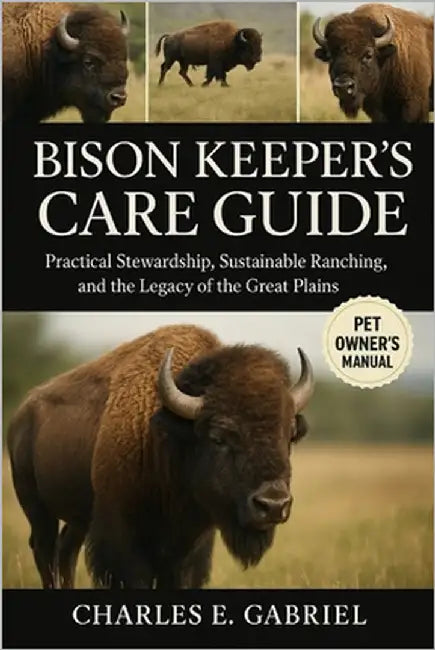 Bison Keeper's Care Guide: Practical Stewardship, Sustainable Ranching, and the Legacy of the Great Plains by E. Gabriel, Charles