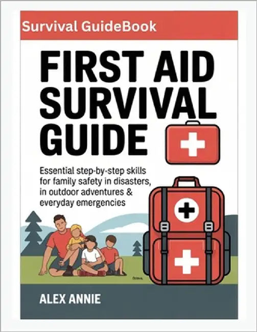 First Aid Survival Guide: Essential Step-by-Step Skills for Family Safety in Disasters, Outdoor Adventures & Everyday Emergencies by Annie, Alex