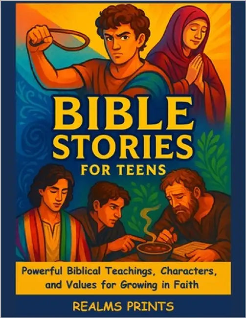 Bible Stories for Teens: Powerful Biblical Teachings, Characters, and Values for Growing in Faith by Prints, Realms
