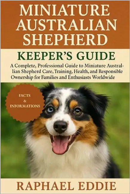 Miniature Australia Shepard Keeper's Guide: A Complete, Professional Guide to Miniature Australian Shepherd Care, Training, Health, and Responsible Ow by Eddie, Raphael