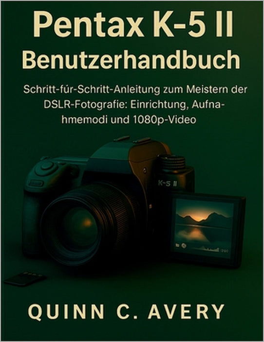 Pentax K-5 II Benutzerhandbuch: Schritt-für-Schritt-Anleitung zum Meistern der DSLR-Fotografie: Einrichtung, Aufnahmemodi und 1080p-Video by Quinn C. Avery, Quinn C. Avery