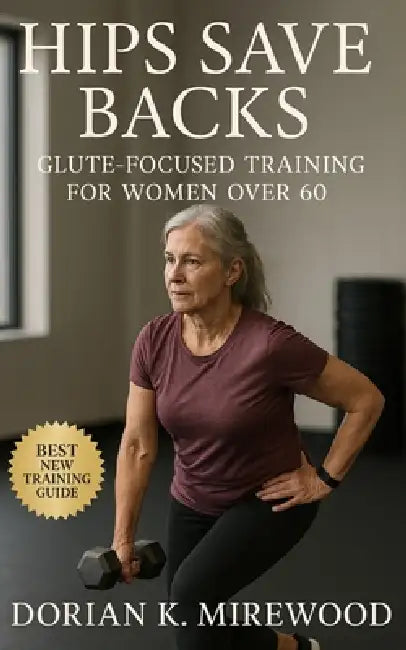 Hips Save Backs: Glute-Focused Training for Women Over 60: A Complete Guide to Building Hip Strength, Reducing Back Pain, and Restoring Confidence in by Dorian K. Mirewood