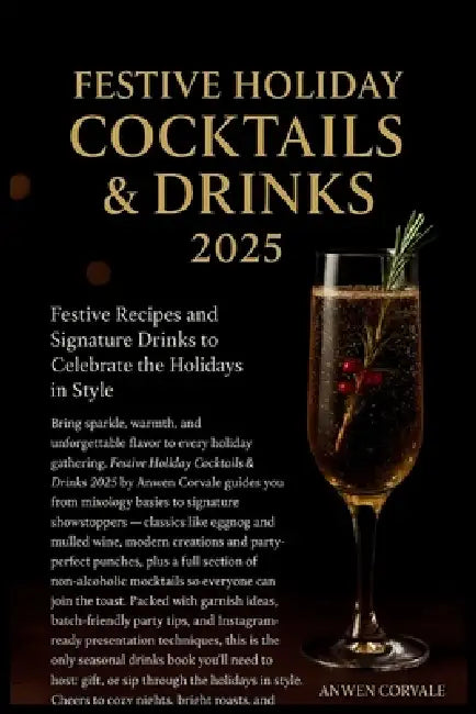 Festive Holiday Cocktails & Drinks 2025: Festive Recipes and Signature Drinks to Celebrate the Holidays in Style by Anwen Corvale