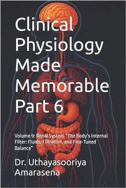 Clinical Physiology Made Memorable Part 6: Volume 9: Renal System "The Body's Internal Filter: Fluids, Filtration, and Fine-Tuned Balance" by Amarasena, Uthayasooriya