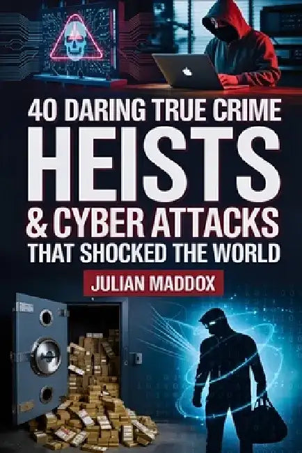 40 Daring True Crime Heists & Cyber Attacks That Shocked the World: Famous Robberies, Hacks, and Unsolved Mysteries - Documented Cases Only by Julian Maddox