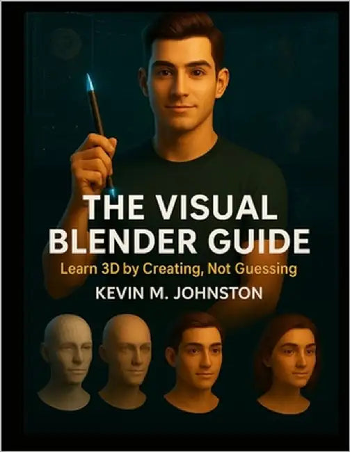 The Visual Blender Guide: Learn 3D by Creating, Not Guessing by Johnston, Kevin M.