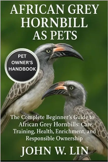 African Grey Hornbill as Pets: The Complete Beginner's Guide to African Grey Hornbills: Care, Training, Health, Enrichment, and Responsible Ownership. by W. Lin, John