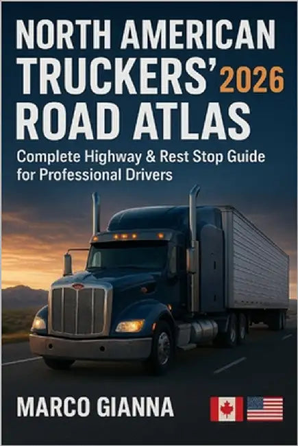 North American Truckers' Road Atlas 2026: Complete Highway & Rest Stop Guide for Professional Drivers by Gianna, Marco