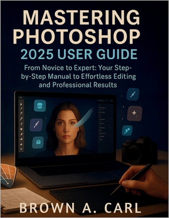 Mastering Photoshop 2025 User Guide: From Novice to Expert: Your Step-by-Step Manual to Effortless Editing and Professional by Brown A. Carl