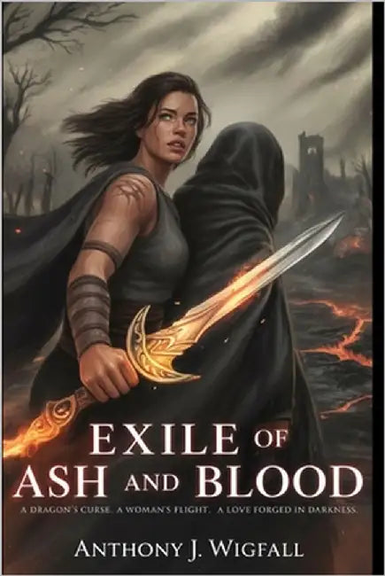 Exile of Ash and Blood: A Dragon's Curse. A Woman's Flight. A Love Forged in Darkness by J. Wigfall, Anthony