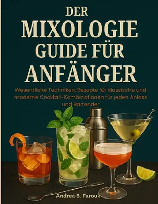 Der Mixologie-Guide Für Anfänger: Wesentliche Techniken, Rezepte für klassische und moderne Cocktail-Kombinationen für jeden Anlass und Bartender by Adrea B. Farouk