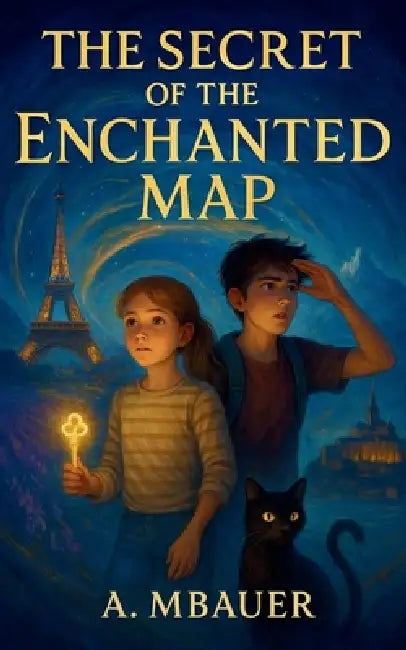 The Secret of the Enchanted Map: A Magical Middle-Grade Fantasy Adventure in France - Perfect for Young Readers and French Learners age 8-12 (The Book by A. M. Bauer