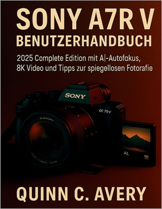 Sony A7R V BENUTZERHANDBUCH: 2025 Complete Edition mit AI-Autofokus, 8KVideo und Tipps zur spiegellosen Fotografie by Qunn C. Avery, Qunn C. Avery