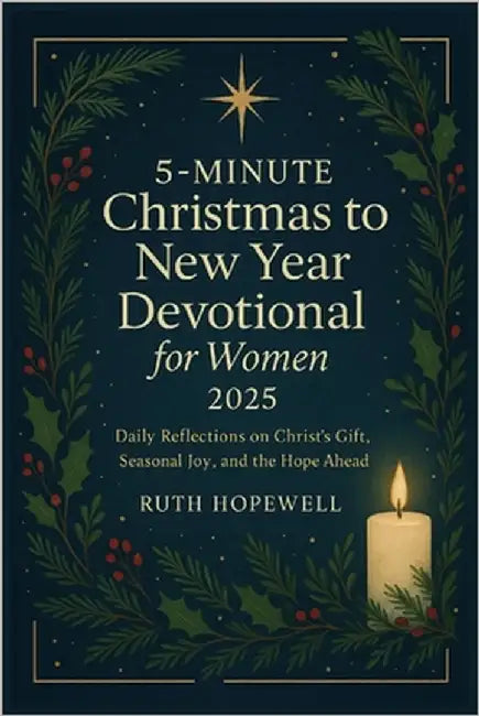 5-Minute Christmas to New Year Devotional for Women 2025: Daily Reflections on Christ's Gift, Seasonal Joy, and the Hope Ahead by Hopewell, Ruth
