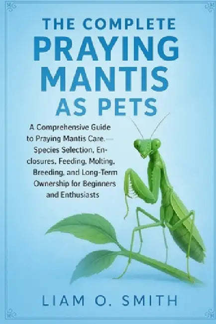 The Complete Praying Mantis as Pets: A Comprehensive Guide to Praying Mantis Care, Species Selection, Enclosures, Feeding, Molting, Breeding, and Long by Liam O. Smith