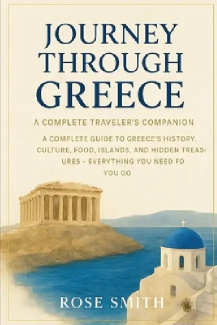 Journey Through Greece: The Ultimate Traveler's Companion: A Complete Guide to Greece's History, Culture, Food, Islands, and Hidden Treasures - Everyt by Rose Smith