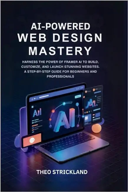 AI-Powered Web Design Mastery: Harness the Power of Framer AI to Build, Customize, and Launch Stunning Websites-A Step-by-Step Guide for Beginners and by Strickland, Theo