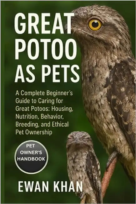 Great Potoo as Pets: A Complete Beginner's Guide to Caring for Great Potoos: Housing, Nutrition, Behavior, Breeding, and Ethical Pet Ownership. by Khan, Ewan