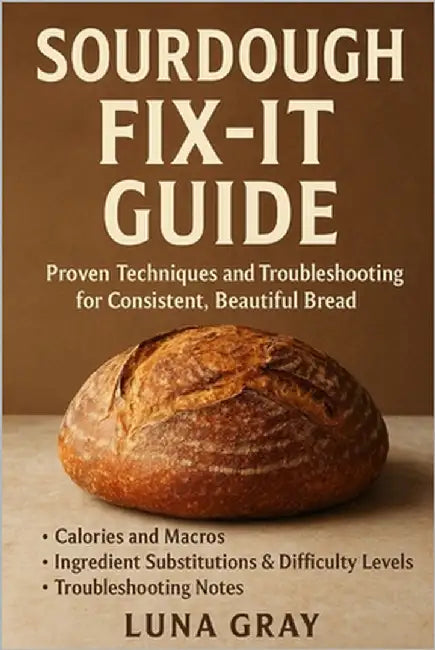 Sourdough Fix-It Guide: Proven Techniques and Troubleshooting for Consistent, Beautiful Bread by Gray, Luna