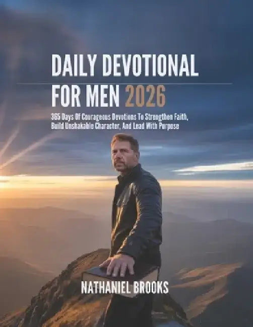 Daily Devotional for Men 2026: 365 Days Of Courageous Devotions To Strengthen Faith Build Unshakable Character And Lead With Purpose by Nathaniel Brooks