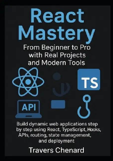 React Mastery From Beginner to Pro with Real Projects and Modern Tools: Build dynamic web applications step by step using React, TypeScript, Hooks, AP by Travers Chenard
