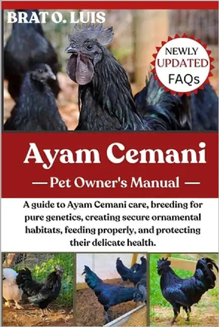 Ayam Cemani: A guide to Ayam Cemani care, breeding for pure genetics, creating secure ornamental habitats, feeding properly, and protecting their deli by O. Luis, Brat