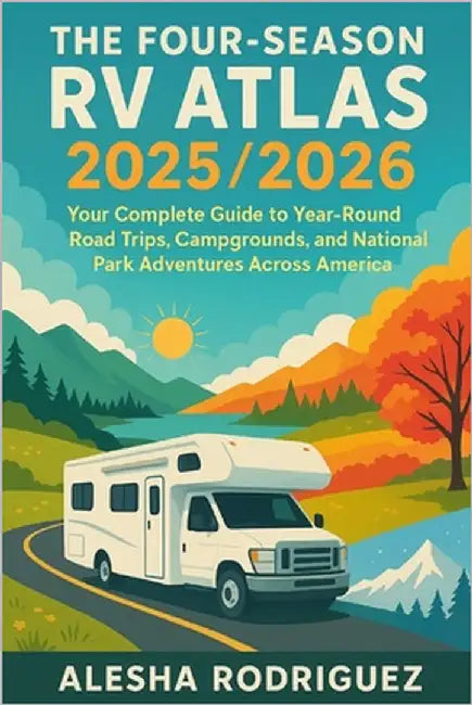 The Four-Season RV Atlas 2025/2026: Your Complete Guide to Year-Round Road Trips, Campgrounds, and National Park Adventures Across America by Rodriguez, Alesha