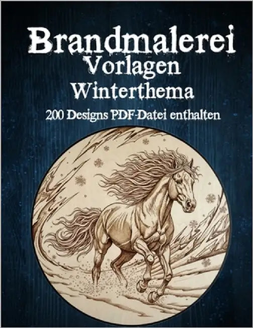 brandmalerei Vorlagen Winterthema: 100+ Pyrografie-Muster - PDF-Download inklusive (QR-Code) by Greta, Falkenstein