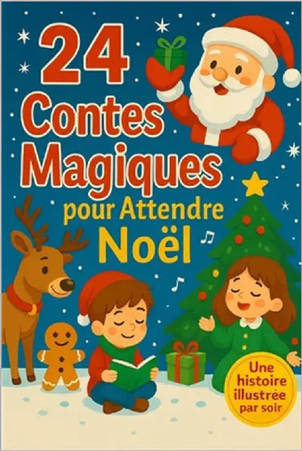 24 Contes Magiques pour Attendre Noël by Perrin, Lucie