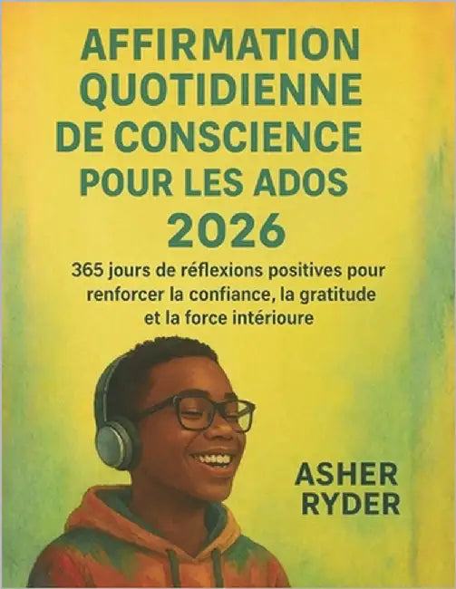 Affirmation Quotidienne de Conscience Pour Les Ados 2026: 365 jours de réflexions positives pour renforcer la confiance, la gratitude et la force inté by Ryder, Asher
