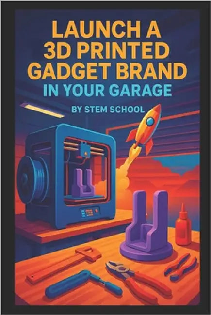 Launch a 3D Printed Gadget Brand in Your Garage: Manufacture Cable Organizers, Pen Holders and Phone Docks with Unique Custom Designs by School, Stem