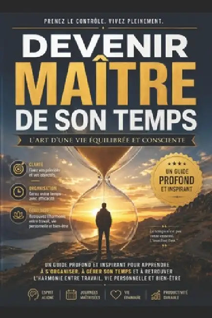Devenir Maître de son Temps - L'Art d'une Vie Équilibrée et Consciente: Un guide profond et inspirant pour apprendre à s'organiser, à gérer son temps by Ahmed Salmi