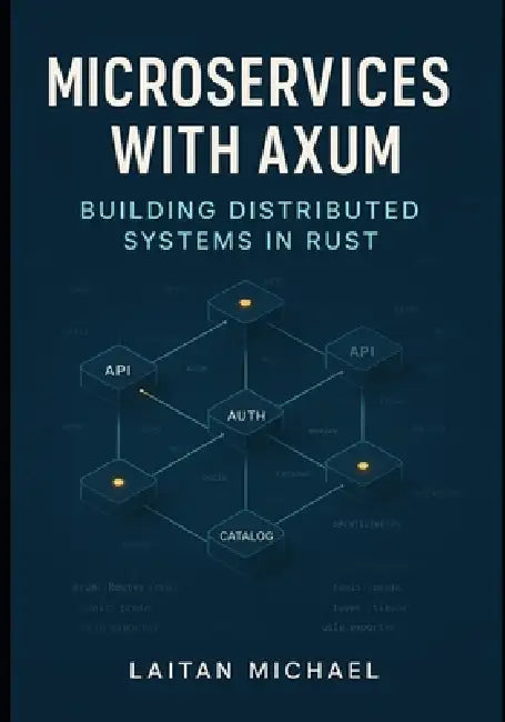 Microservices with Axum: BUILDING DISTRIBUTED SYSTEMS IN RUST: Design service-oriented architectures with gRPC, message queues, observability, and res by Laitan Michael