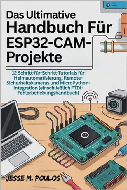 Das Ultimative Handbuch Für Esp32-Cam-Projekte: 12 Schritt-für-Schritt-Tutorials Heimautomatisierung, Remote-Sicherheitskameras MicroPython-Integratio by Poulos, Jesse M.